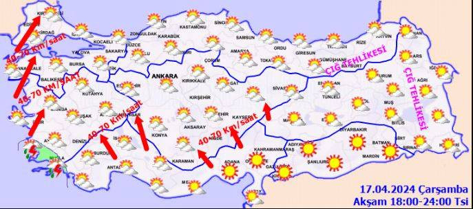 Meteoroloji il il uyardı: Kuvvetli sağanak ve rüzgar etkili olacak - Resim: 13